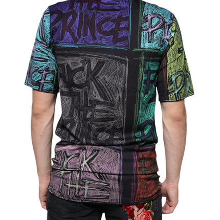 Dolce & Gabbana Multicolor Graphic Print Cotton T-shirt