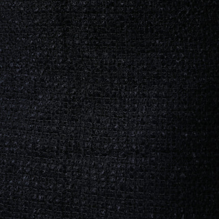 Dolce & Gabbana Black Virgin Wool Pencil Cut Midi Skirt