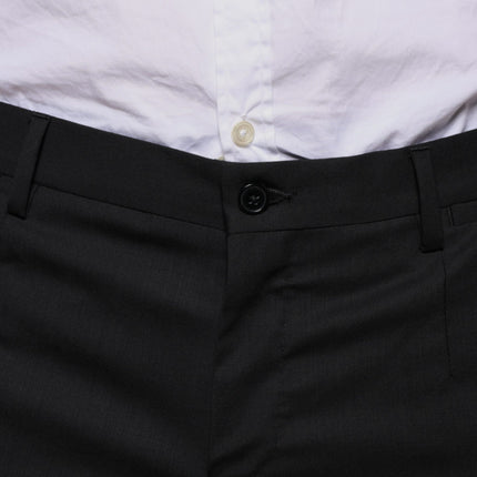 Dolce & Gabbana Black Wool Skinny Dress Formal Pants