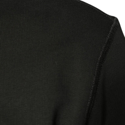 Dolce & Gabbana Army Green DG Crown Crew Neck Pullover Sweater