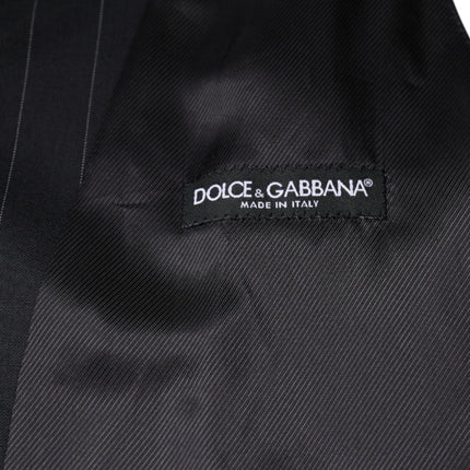 Dolce & Gabbana Black Leather Waistcoat Dress Formal Vest