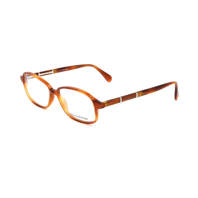 Ermenegildo Zegna Brown Plastic Glasses (Frames)