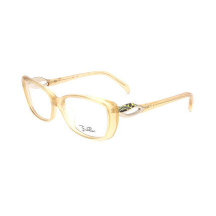 Emilio Pucci Orange Plastic Glasses (Frames)