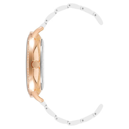 Juicy Couture White Metal Dress Watch