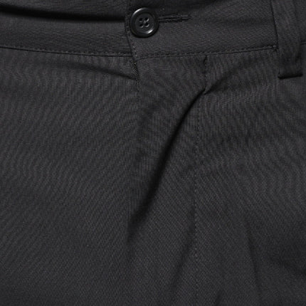 Dolce & Gabbana Black Crown Cotton Dress Pants