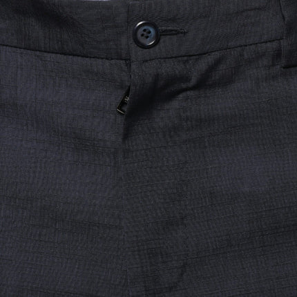 Dolce & Gabbana Black Cotton Wool Formal Dress Pants