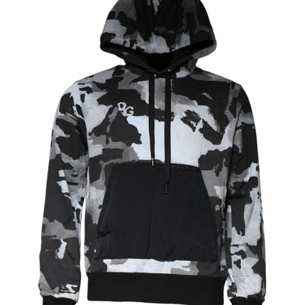 Dolce & Gabbana Multicolor Camouflage Men Hooded Sweater (Copy)