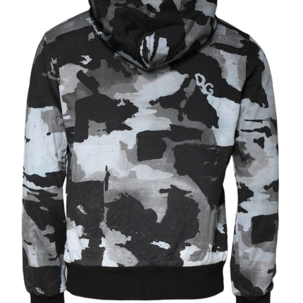 Dolce & Gabbana Multicolor Camouflage Men Hooded Sweater (Copy)