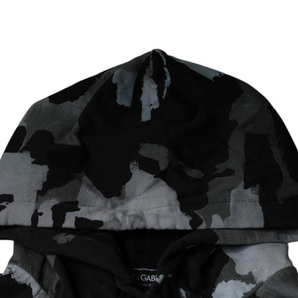 Dolce & Gabbana Multicolor Camouflage Men Hooded Sweater (Copy)