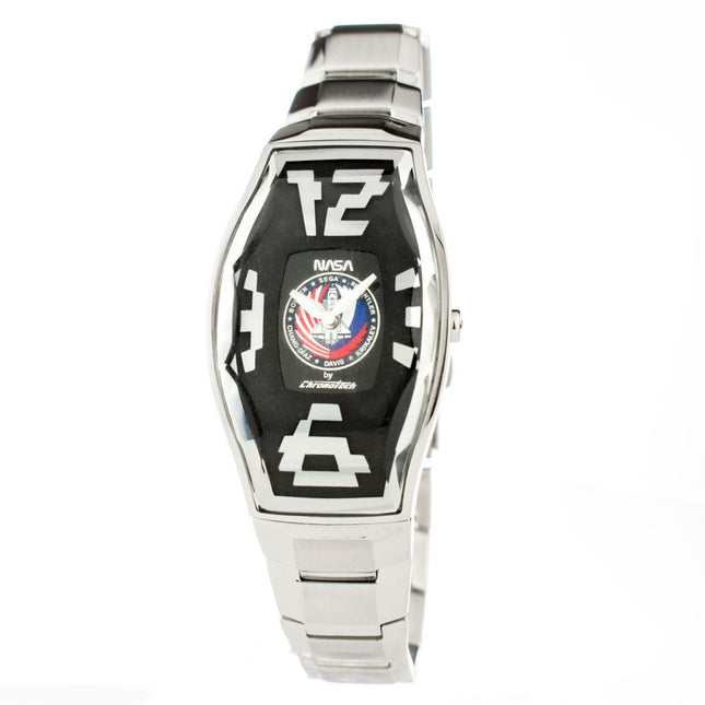 Chronotech Silver Stainless Steel Dress Watch
