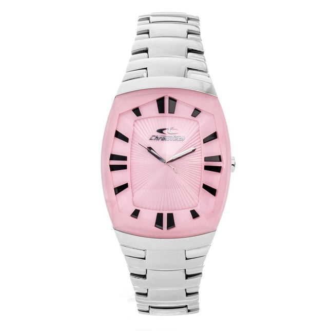 Chronotech Silver Stainless Steel Dress Watch