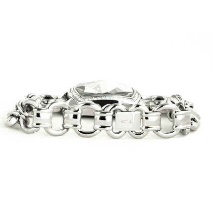 Chronotech Silver Stainless Steel Dress Watch