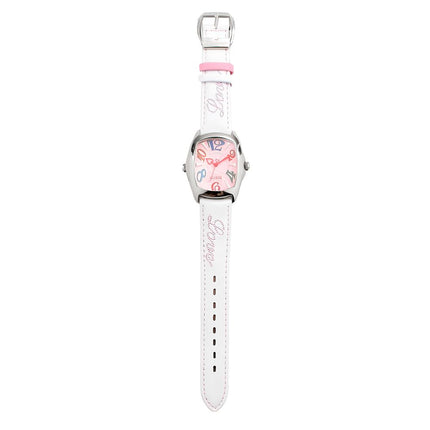 Chronotech Multicolor Leather Dress Watch