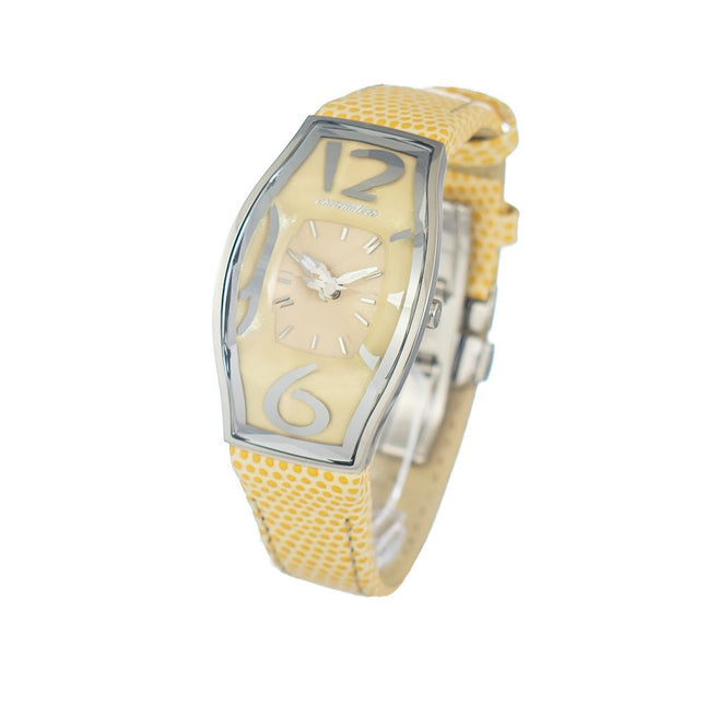 Chronotech Bicolor Leather Dress Watch