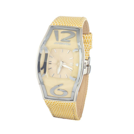 Chronotech Bicolor Leather Watch