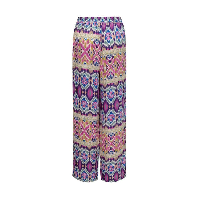 Only Multicolor Recycled Polyester Casual Pants