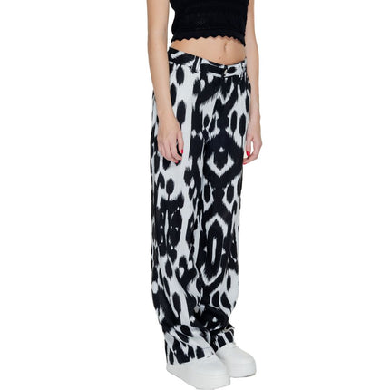 Street One Black Linen Casual Pants