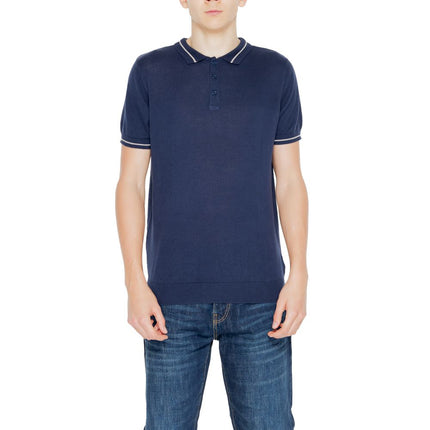 Hamaki-Ho Blue Cotton Shortsleeve Shirt