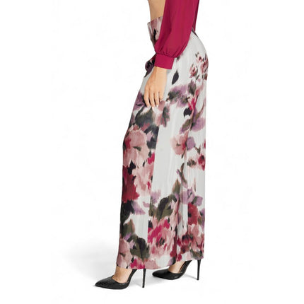 Rinascimento Bordeaux Polyester Casual Pants