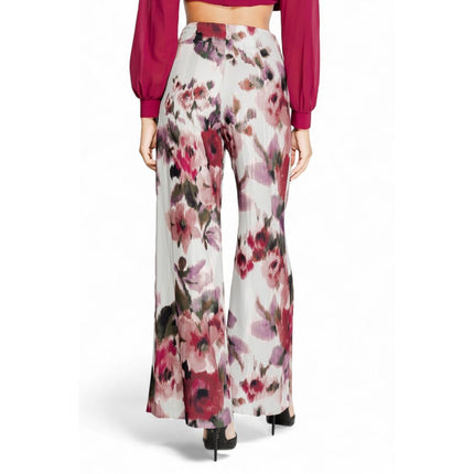 Rinascimento Bordeaux Polyester Casual Pants
