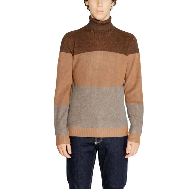 Hamaki-Ho Brown Viscose Turtleneck Hamaki-Ho