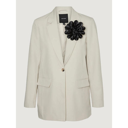 Vero Moda Beige Polyester Blazer