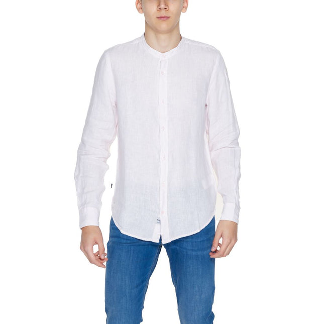 Blauer Multicolor Linen Dress Shirt