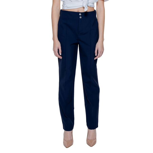 Street One Blue Polyamide Casual Pants