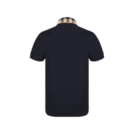 Burberry Blue Cotton Polo Shirt