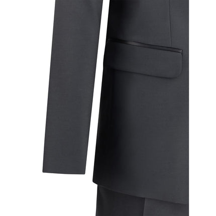 Dsquared² Black Wool Two-Piece Suit