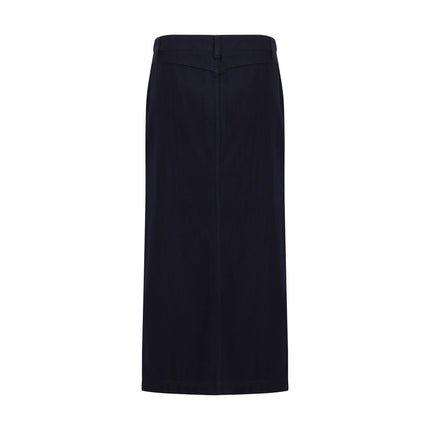 Giorgio Armani Blue Cotton Skirt
