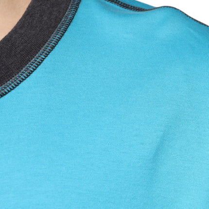 Dolce & Gabbana Blue Logo Crew Neck Short Sleeves T-shirt