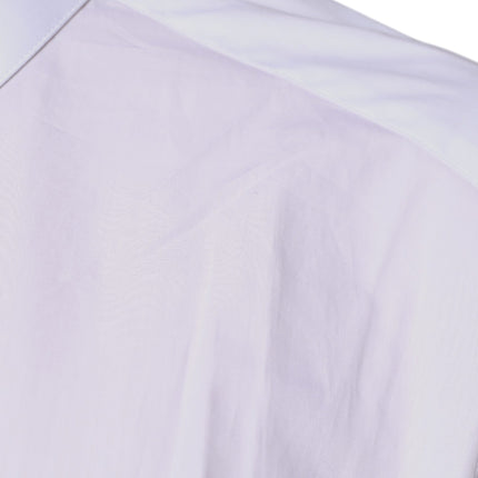 Dolce & Gabbana White Cotton Collared Long Sleeves Shirt Top