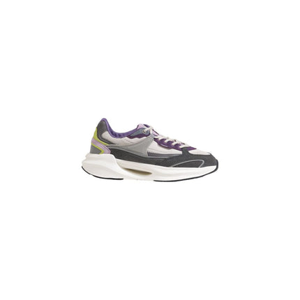 D.A.T.E Gray Fabric Chunky Sneakers