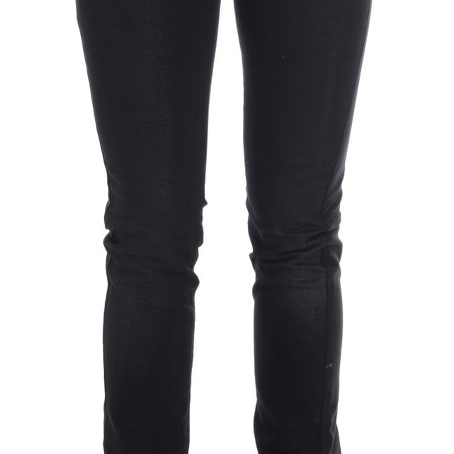 John Galliano Gray Wash Cotton Stretch Regular Fit Jeans