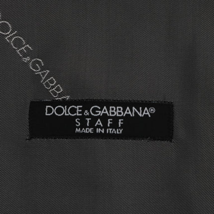Dolce & Gabbana Gray STAFF Cotton Rayon Vest