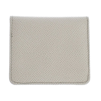 Dolce & Gabbana White Dauphine Leather Case Wallet