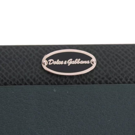 Dolce & Gabbana Green Leather Mouse Pad