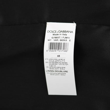 Dolce & Gabbana Black Polka Dot Pattern Vest
