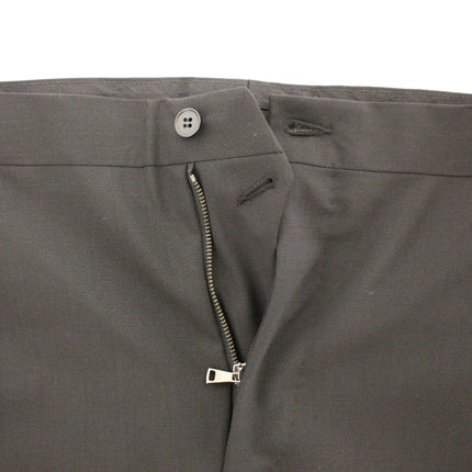 Dolce & Gabbana Black Wool Stretch Pleated Pants