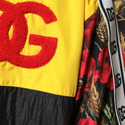 Dolce & Gabbana Multicolor Patchwork Men Full Zip Sweater
