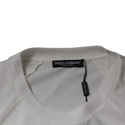 Dolce & Gabbana White DG Sport Crew Neck Short Sleeve T-shirt