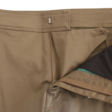 GF Ferre Green Cotton Stretch Comfort Fit Pants