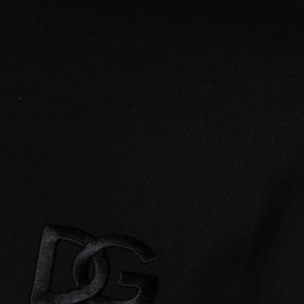 Dolce & Gabbana Black Crew Neck Short Sleeve T-shirt