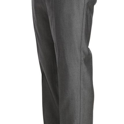 Dolce & Gabbana Black Stretch Crystal Bee Slim Fit Suit