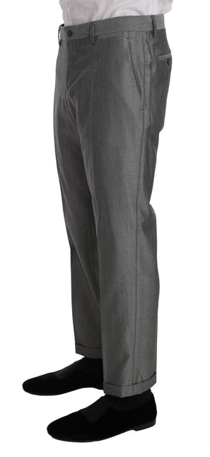 Dolce & Gabbana Black Stretch Crystal Bee Slim Fit Suit