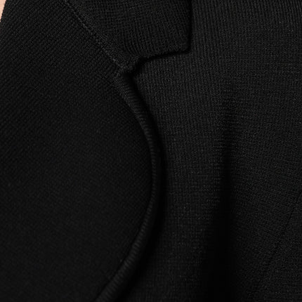 Dolce & Gabbana Black Viscose Single Breasted Blazer Jacket