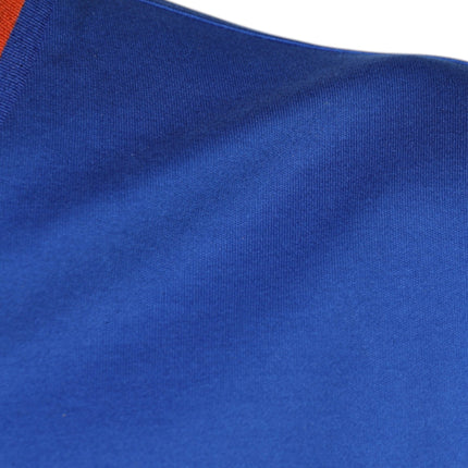 Dolce & Gabbana Blue Logo V-neck Short Sleeve T-shirt