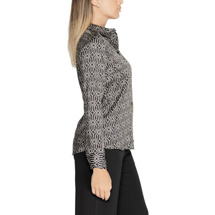 Rinascimento Black Polyester Blouse