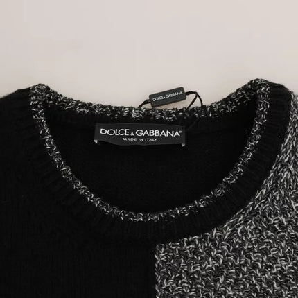Dolce & Gabbana Multicolor KING Knight Monkey Knitted Cashmere Wool Sweater